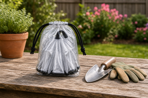 Copertura a Cupola Pieghevole in PVC Trasparente per Piante 96cm con Borsa per il Trasporto, Protezione Antigelo in Vinile Morbido per Giardino - Product Image 5