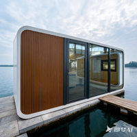 Maison modulaire en bois personnalisable, écologique, petite maison pour le développement touristique