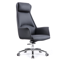 Chaise de bureau exécutive moderne en cuir, pivotante, réglable en hauteur, pour bureau à domicile, atelier, salon, usage commercial - OEM/ODM