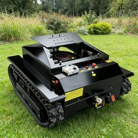 Robot tondeuse intelligent autopropulsé 4 temps de qualité industrielle, largeur de coupe de 800 mm, télécommande GPS