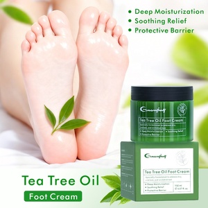 Crema para Pies de Árbol de Té al por Mayor para una Hidratación Profunda, Alivio Calmante y Protección de la Barrera Cutánea con Aceite de Árbol de Té, Aloe Vera y Vitamina E - Product Image 1