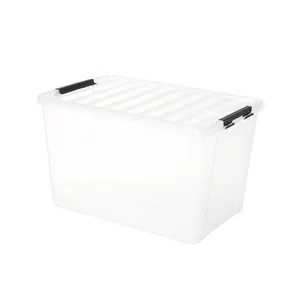 60l transparent plastic storage containers