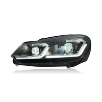 Phares Avant SJC pour Volkswagen Golf 6 Mk6 2009-2016, Ensemble Phares LED Plug-and-Play Modifiés, Accessoires Auto