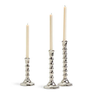 Vaisselle en aluminium doré bougeoir pour mariage Table centres de table décor 2023 nouveau Design aluminium bougie pilier titulaire - Product Image 4