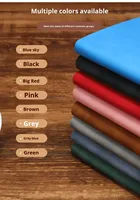 Carnet de notes scolaire en cuir de veau souple au toucher minimaliste, en similicuir PU, personnalisable avec LOGO, illustrations colorées, couverture rigide