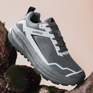 Zapatillas de Trail Running Ligeras para Hombre 2026 US 13 14 EUR 47 48, Parte Superior de Malla Transpirable, Amortiguadas, Antideslizantes, Ajuste Ancho, para Exteriores - Product Image 4
