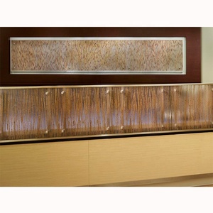 Hoja PETG de alta calidad con plantas implantadas Sándwich Panel de puerta acrílico de 6mm Panel de pared artificial Piedra - Product Image 3