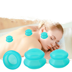 Juego de ventosas de silicona líquida de 4 tamaños (100mm y 80mm) para terapia de masaje SPA y cuidado deportivo, herramienta para terapeutas de Fujian - Product Image 1