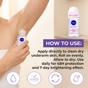 Déodorant Roll-On Intense Bright Peony Perfume <span class=keywords><strong>Anti</strong></span>-<span class=keywords><strong>Transpirant</strong></span> Zéro 48H Soin Éclaircissant Unisexe Toutes Peaux Sensibles Vente en Gros - Product Image 4