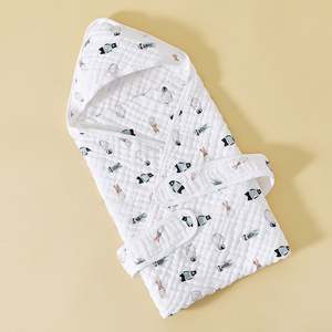 Serviette de bain à capuche pour bébé avec motif animal personnalisé, cape de bain pour bébé, peignoir pour enfants, couverture de douche - Product Image 4