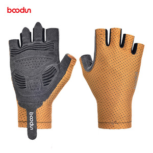 Outdoor Sports Short Finger Bicycle <b>Gloves</b> Non Slip Shockproof Microfiber <b>Gloves</b> - Product Image 2