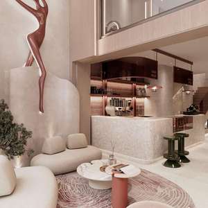 Comptoir d'exposition personnalisé pour magasin de détail avec éclairage LED pour une conception et une aménagement intérieur clés en main - Product Image 2