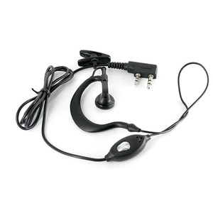 Oreillette pour talkie-walkie, prise 3.5mm, anti-interférence, style crochet d'oreille, Type universel pour appareils de communication - Product Image 2