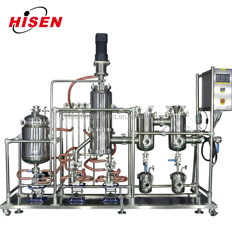 Stainless Steel Molecular Wiped Film Distillation Evaporator with US stock available