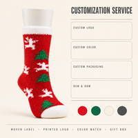 Chaussettes Douillettes de Noël pour Femmes et Hommes – Chaussettes Chaudes et Moelleuses pour Fêtes et Maison – Cadeau d'Hiver en Gros