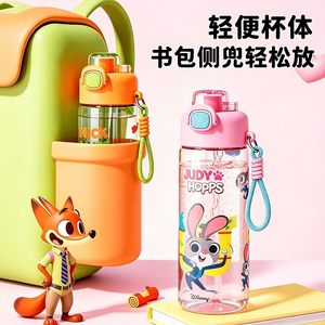 Tritan Spray Straw Water Bottle Large Capacity Summer For Kids Students Bpa Free - Product Image 3