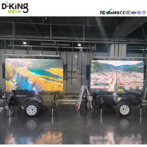 จอแสดงผล LED สำหรับรถพ่วงแบบกำหนดเองจากโรงงาน จอแสดงผล LED กลางแจ้ง P4 แบตเตอรี่สำรอง แผงโซลาร์เซลล์ IP65 3840Hz 5000nits - Product Image 2