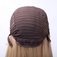 Perruques frontales blondes en cheveux humains vierges 100% de qualité supérieure européenne 8A, brun clair pour nœuds blanchis, densité 130%