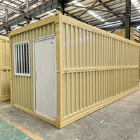 Maison conteneur modulaire en acier pliable 20ft 40ft, construction rapide, préfabriquée, petit bureau conteneur épaissi pliable pour camping