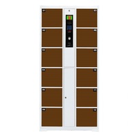 Armoire de stockage électronique intelligente en métal pour la livraison de colis en libre-service dans les supermarchés, pour la vente