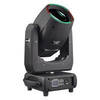 Projecteur à tête mobile Sharpy 300W King Prism Beam avec effet d'anneau LED DMX512 6000K lumière du jour pour DJ, clubs, concerts et événements
