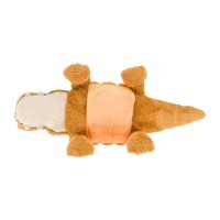 Peluche crocodile lestée personnalisée en coton PP, coussin doux et câlin en forme de pain, idéal pour les enfants, les anniversaires et la maison (OEM)
