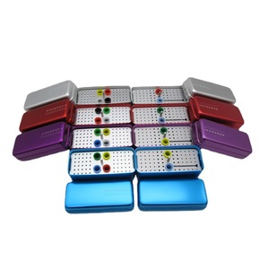 72-hole Aluminum Dental <strong>Instrument</strong> Rack <strong>Autoclave</strong> Rack <strong>Box</strong> <strong>Instrument</strong> Sterilization <strong>Box</strong> - Product Image 1