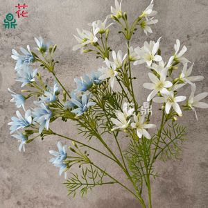 Orchidées artificielles Hua Ding en soie plastique pour mariage, décoration intérieure et arrangements floraux - Product Image 2