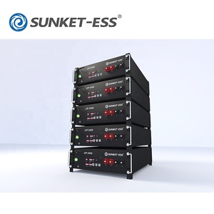 Sunket güneş enerjisi 5KW 10kw LifePO4 pil 48V 200Ah güç duvar lityum iyon şarj edilebilir pil paketi taşınabilir güneş depolama - Product Image 2