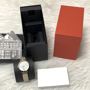 Caja de Reloj Negra de Lujo con Interior de Cuero Sintético, Estuche Protector Rectangular para Relojes Mecánicos, Empaque para Regalo - Product Image 2