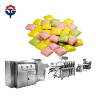 Ligne de production de chewing-gum en bâtonnets avec tunnel de refroidissement, machine de fabrication de chewing-gum à bulles pour usine de confiserie