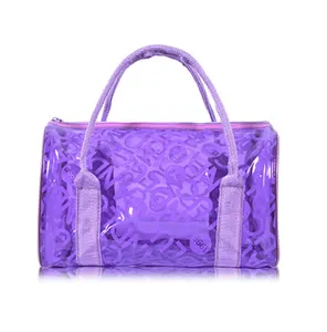 DB049-Bolso de lona de silicona transparente para mujer, bolsa de mano deportiva impermeable de pvc, para playa, portátil