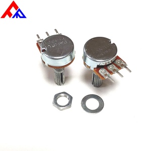 Potentiomètre rotatif et potentiomètre à axe plat à 3 broches WH148 10kb 50kb pour la vente en gros aux fabricants - Product Image 2