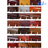 Cercueils et Urnes Funéraires en Bois de Peuplier Massif pour Adultes, Style Américain, Designs Personnalisables, Services Funéraires, Prix Très Bas de Chine