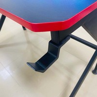 Table de jeu complète pour joueurs, grand bureau, noir, double pont, mobilier de bureau, Offre Spéciale, bureau d'ordinateur