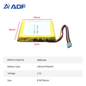 بطارية ليثيوم بوليمر مسطحة قابلة لإعادة الشحن من من من من من بوليمر من من من من من من من من من من من من من من من من من من من من من من من - Product Image 4