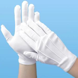 Guantes de Algodón Formales Personalizables al por Mayor Directo de Fábrica con Puño a Presión para Desfiles, Guardias de Honor y Ceremonias - Product Image 1