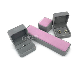 Top Grade Velvet Jewelry Box Collection for Diamond Pearl for Replaceable Insert for Bulk Wholesale Orders Jewelry Display - Product Image 2