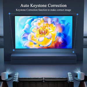 Projecteur domestique Beamer 720P Mini Pico avec mise au point automatique, 300 ANSI, WiFi intégré, Android 4K, LED, stéréo HIFI, portable, extérieur - Product Image 4