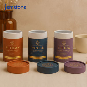 Tube en carton de qualité supérieure, écologique, de qualité alimentaire, pour emballage de café artisanal, tube en papier personnalisé de luxe pour thé en vrac - Product Image 6