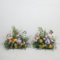Suministros para Fiestas de Cumpleaños, Lirios Calla para Decoración de Bodas, Centros de Mesa con Flores de Iglesia, Follaje Italiano Ruscus, Flores Borgoña para Bodas