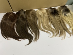 วิกผมมนุษย์100% ผมต่อแบบคลิปหนีบผมมนุษย์สีน้ำตาลผม613 3ชิ้น - Product Image 3