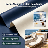 Cuir synthétique Jemery pour l'intérieur des bateaux de luxe, alternative au cuir PU, résistant aux UV, anti-oxydation, imperméable