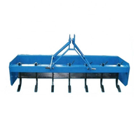 Racleur de boîte arrière de tracteur avec lame niveleuse, outil de nivellement de terrain compact ultime