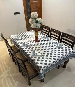 Mantel de Mesa de Comedor Moderno de Algodón con Servilletas a Juego, Ecológico, Duradero, Lavable a Máquina, Centro de Mesa Elegante para Ocasiones Especiales - Product Image 2