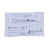 Marqueur cutané médical et chirurgical à encre blanche effaçable, pointe 0,5/1 mm, pour tatouage, maquillage permanent, effaçable à sec et à l'eau, certifié CE
