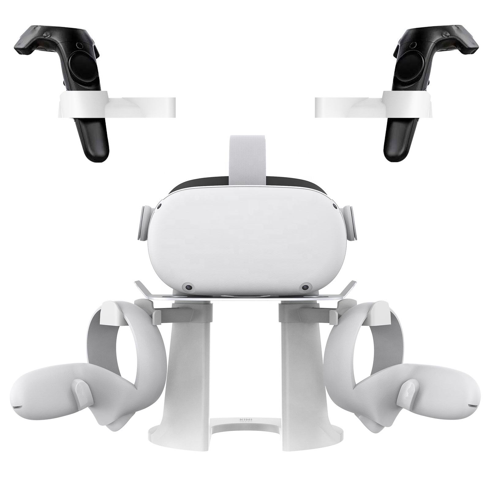 White VR Stand Secure Your Oculus Quest2 Controllers