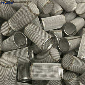 Tiêu chuẩn cao hai lớp hoặc một lớp thép không gỉ 304 316 cấp hình trụ lưới lọc hộp mực - Product Image 1