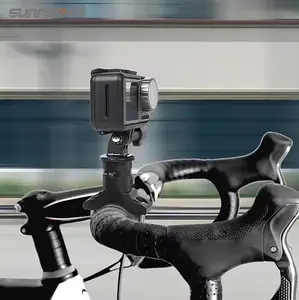 Correa de muñeca cuello cordón trípode varilla de extensión bicicleta mochila Clip adaptador montaje para GoPro8 OSMO accesorios de Cámara de Acción