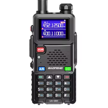 Baofeng UV-5RH Walkie Talkie Long Range One Touch Frequency Search Air Band Type-C High Power Upgraded UV-5R Ham Two Way Radio